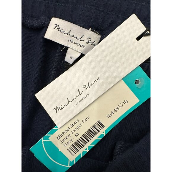 Stitch Fix Michael Stars Jenny Jogger Pants Size Medium Navy Blue Womens NWT - Picture 2 of 4
